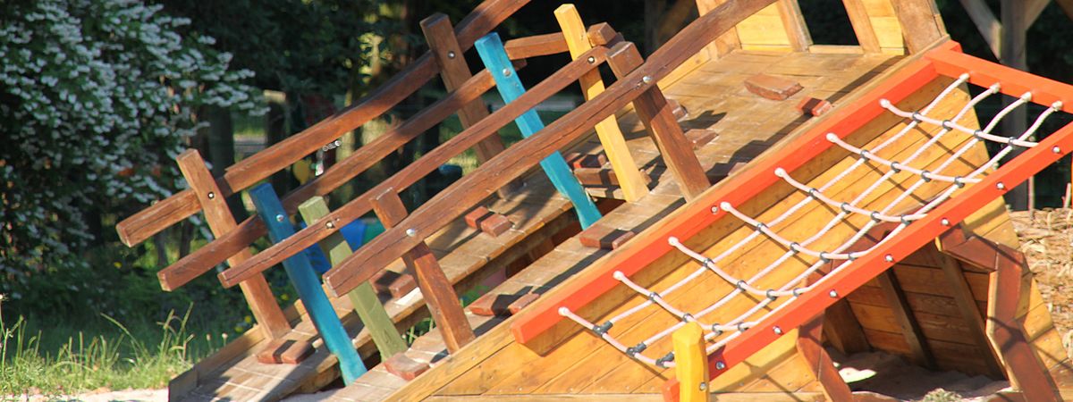 Spielplatz "Abenteuerschiff" aus Holz für Kindergarten, Gebelzig  - Sachsen Germany